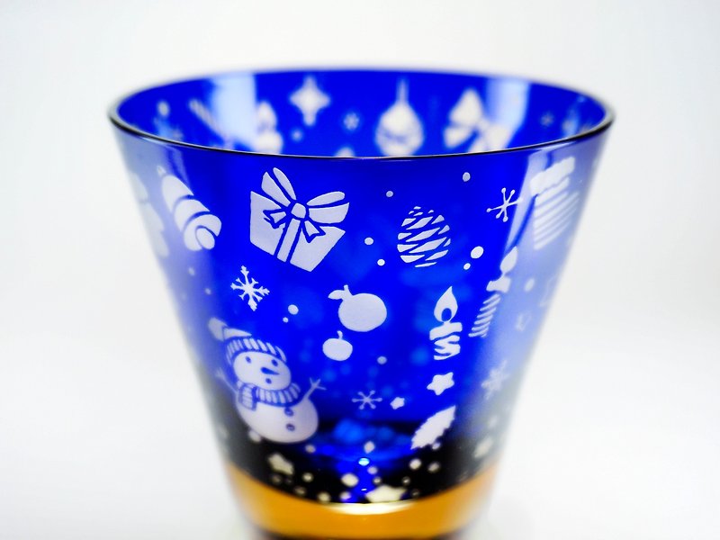 聖夜の贈り物【Xmas Blue】 - 茶具/茶杯 - 紙 藍色