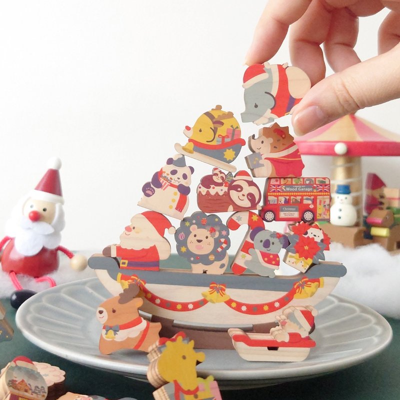 クリスマスつむつむPocket - 寶寶/兒童玩具/玩偶 - 木頭 藍色