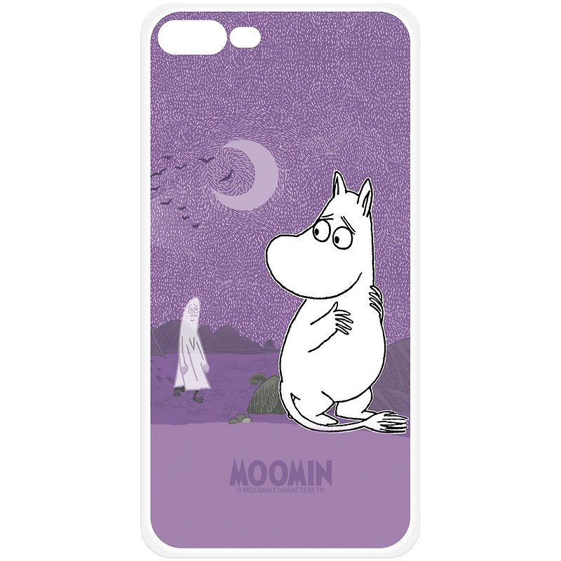 Moomin 噜噜 Mi authorized-TPU phone case [After I turned around] - Phone Cases - Silicone Purple