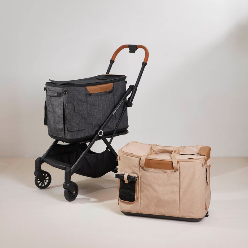 URBANMATE pet stroller (on pre-order) - กระเป๋าสัตว์เลี้ยง - วัสดุอื่นๆ สีกากี