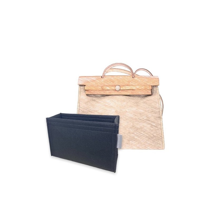 【香港製造|韓國絨布】手製內袋 Hermes-Herbag 31cm - 化妝袋/收納袋 - 其他材質 多色