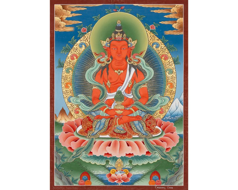 傳統阿彌陀佛唐卡 - 壁貼/牆壁裝飾 - 其他材質 多色