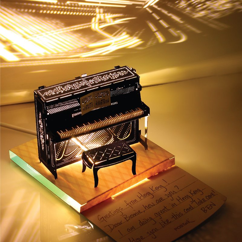 鋼琴 - POSTalk 藝術光影模型 (LM-07) - 木工/竹藝/紙雕 - 其他材質 多色