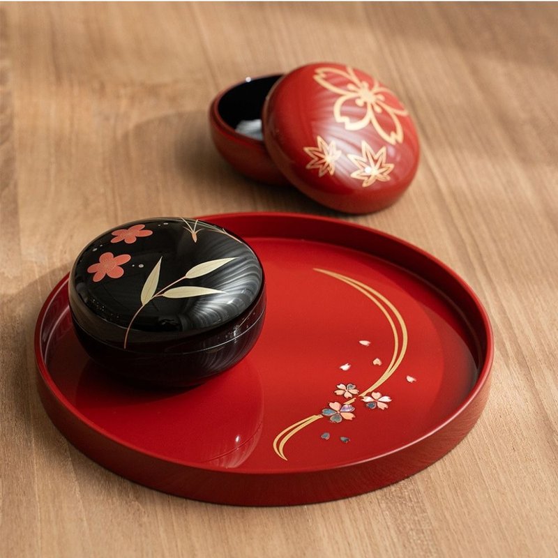 【入厝送禮】漆器糖果盒 - 擺飾/家飾品 - 其他材質 紅色