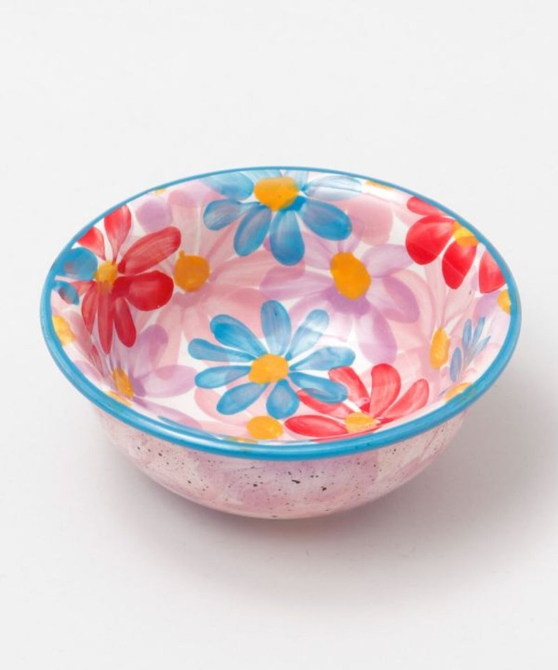 [Popular pre-order] Spanish handmade pastoral scenery heart-warming bowl L (5 colors) LEAP4603 - Bowls - Other Materials 