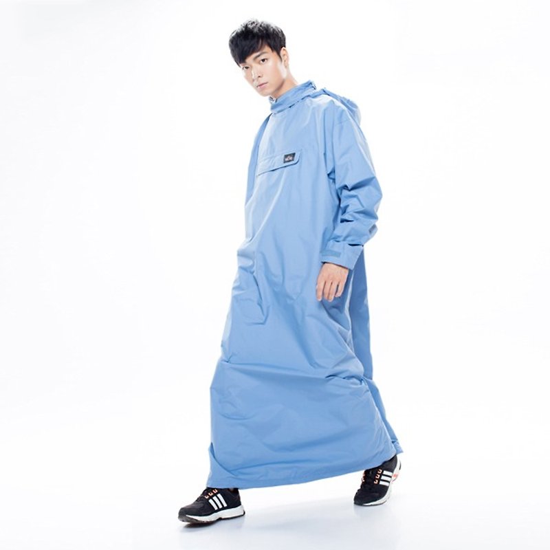 (完售)【MORR】PostPosi反穿雨衣第一代【清晨藍】機車族專用_機 - 雨傘/雨衣 - 防水材質 藍色