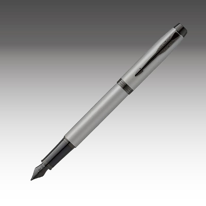 Parker 派克 新IM 特別款內斂灰鋼筆  免費刻字 - 鋼筆 - 其他金屬 灰色