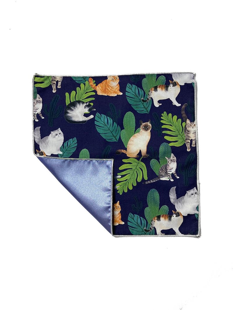 Cat's Summer Pocket Scarf - Bow Ties & Ascots - Cotton & Hemp 