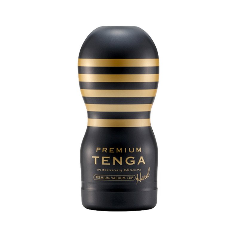 TENGA 真空口交飛機杯 PREMIUM HARD款 情人節禮物 - 情趣用品 - 塑膠 黑色
