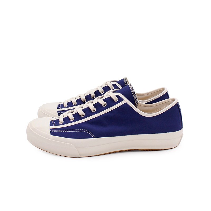 Japanese Kurume Moon Star Craftsman Brand-GYM CLASSIC-NAVYWHITE - Men's Casual Shoes - Other Materials Blue