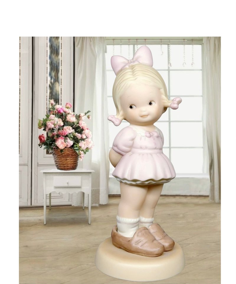 美國enesco  memories of yesterday 童年往事娃娃 陶瓷擺件 - 公仔/玩偶 - 瓷 