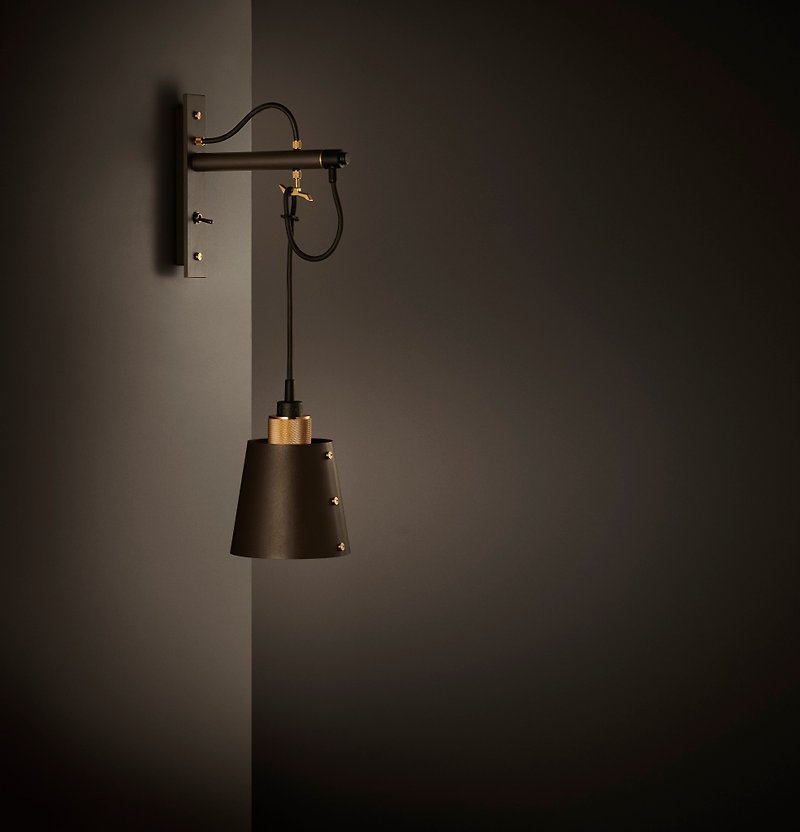 HOOKED WALL S Wall socket Bronze color / shade Graphite | WOOW COLLECTION - Lighting - Other Metals Gold