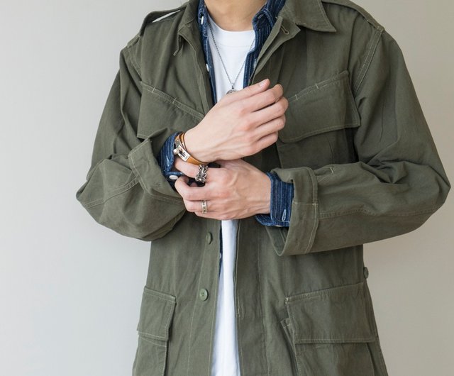 Jungle Fatigue Jacket 民間品 M-Regular 1963 1st Model Tropical Jungle Fatigue Jacket - Olive