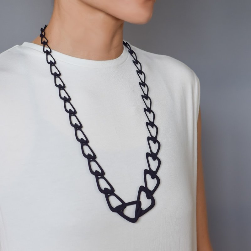 sequel necklace - Necklaces - Plastic Black