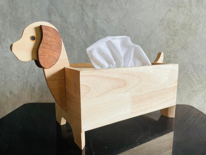 Wood Animal Tissue Box Cover, Animal Inspired Home Decor - 面紙盒 - 木頭 