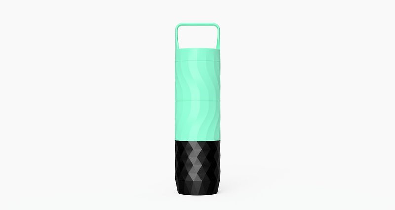 【容量可大可小、DIY組裝】Wattle | 個人化水壺－431ml(翠墨x1) - 水壺/水瓶 - 塑膠 多色