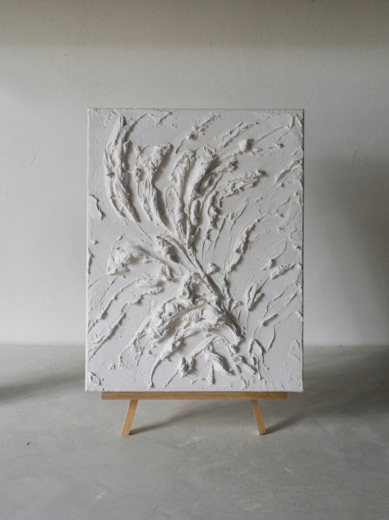 Three-dimensional plaster painting [Baroque] in / in stock / only one piece - กรอบรูป - ปูน 