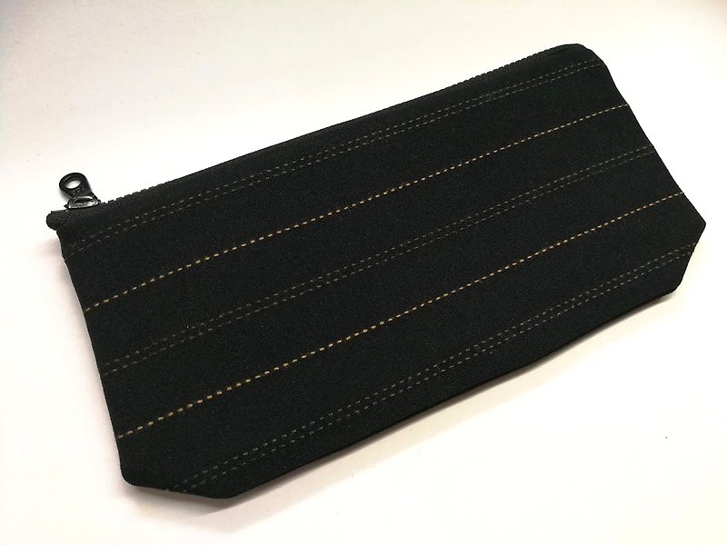 Pencil case/wallet/cosmetic bag/storage bag M09-002 (only product) - Pencil Cases - Other Man-Made Fibers Black