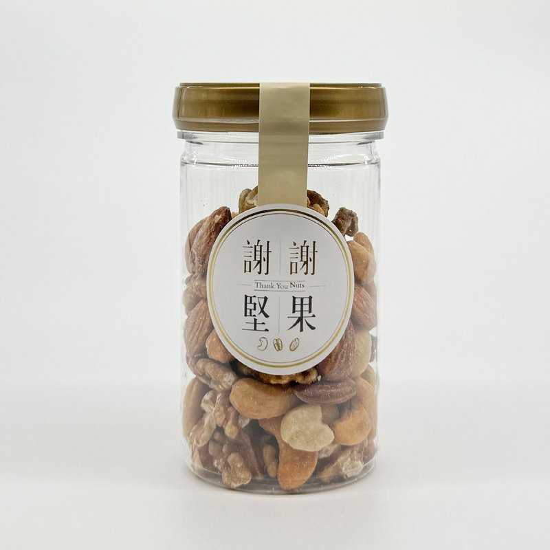 [Lightly Sweet Seasoning Comprehensive Five Nuts] (Sealed Jar) (Lightly Sweet Nuts) (New Product) (Vegetarian) - ถั่ว - พลาสติก สีทอง