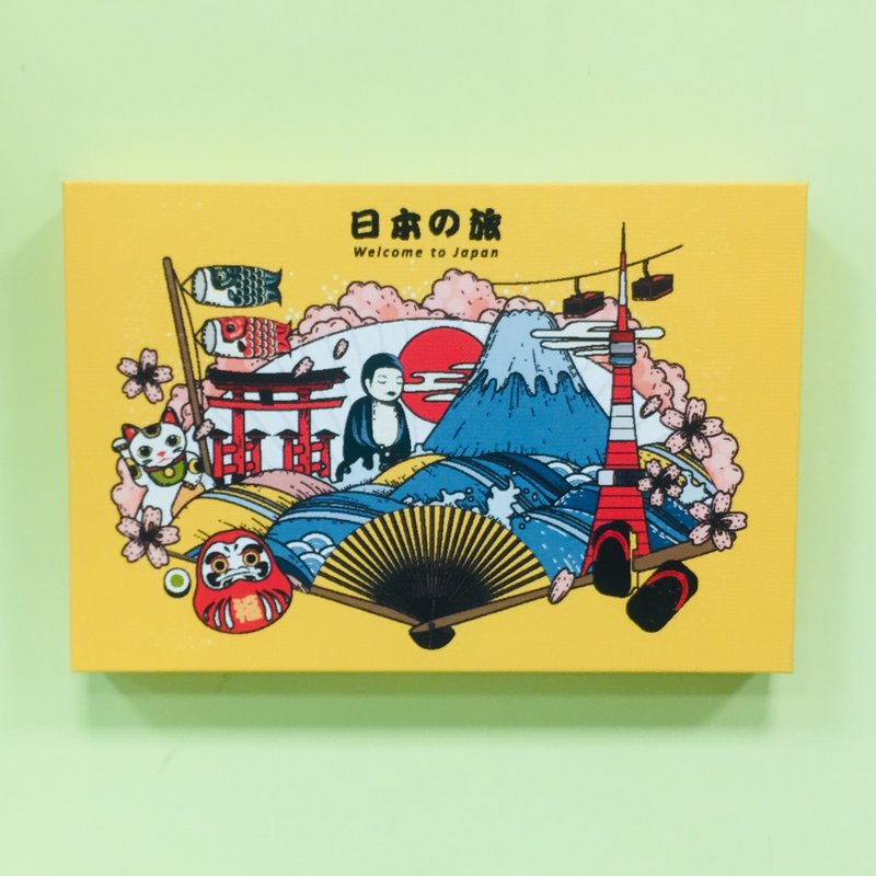 SWEE環遊世界無框畫-3款14x21cm - 相框/畫框 - 其他材質 黃色