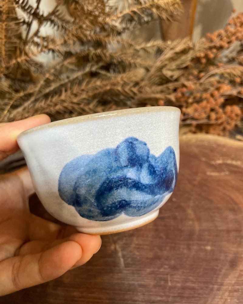 Two-class course on indigo dyeing cups and plates/drawing/glazing - งานเซรามิก/แก้ว - ดินเผา 