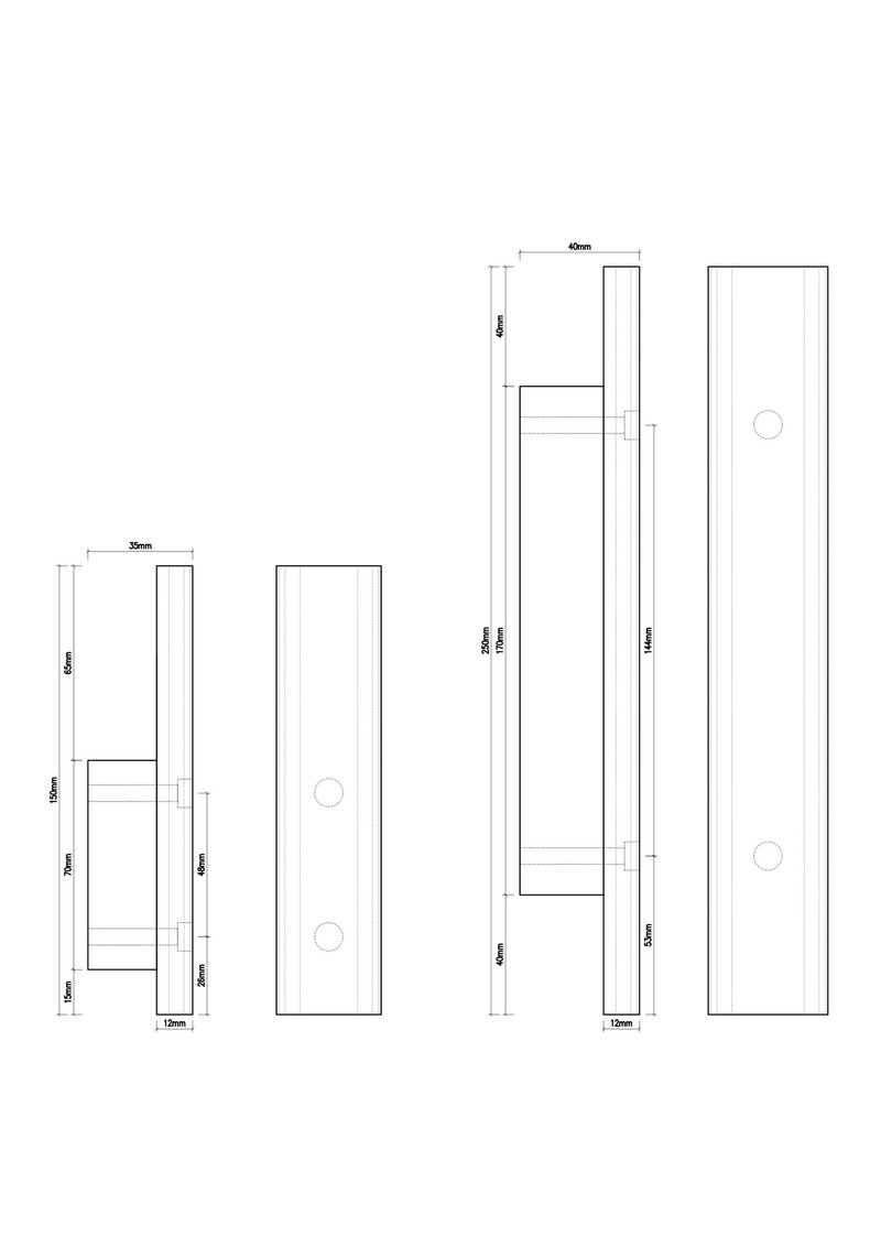 | 客訂 | T系列 煙燻胡桃木 尺寸訂製 - 擺飾/家飾品 - 木頭 