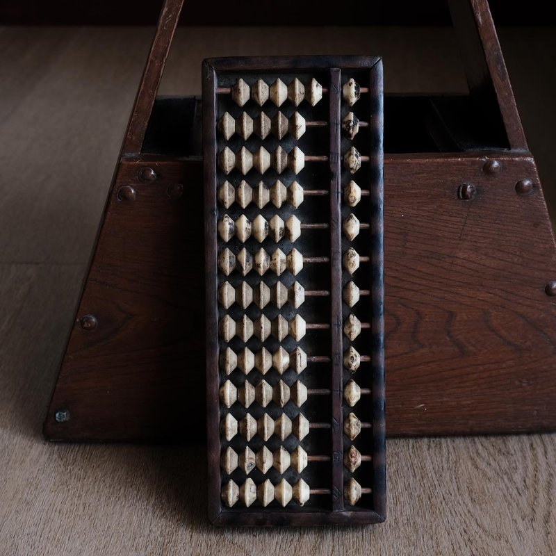 Early wooden antique abacus - ของวางตกแต่ง - ไม้ สีนำ้ตาล