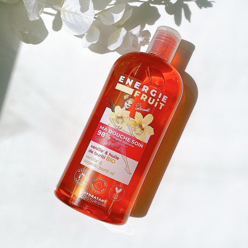 Energie Fruit Organic Moisturizing Shower Gel-Sweet Vanilla - ครีมอาบน้ำ - วัสดุอีโค สีส้ม