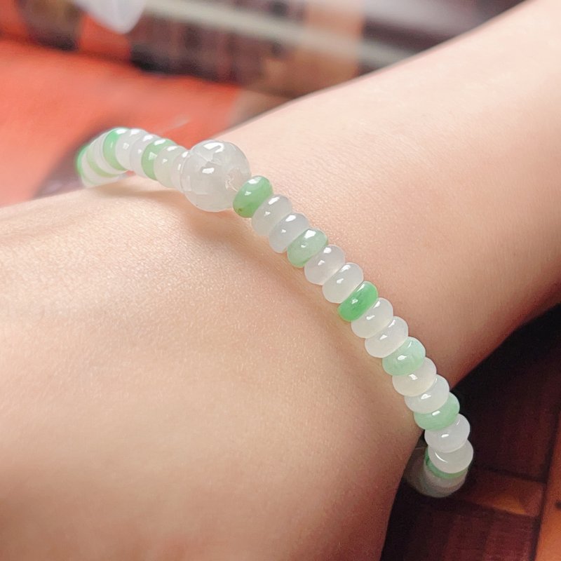 Ice Jadeite Hand Beads | Natural Grade A Jadeite | Gifts - สร้อยข้อมือ - หยก หลากหลายสี