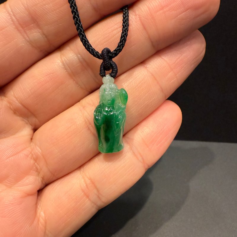 瀚玉珠寶 天然緬甸翡翠 老坑綠觀音 小巧精緻 精品珠寶級翡翠觀音 - 其他 - 玉石 