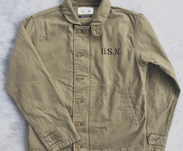 HOUSTON INC /USN N-1 deck jacket / Thin shirt jacket / deck coat 