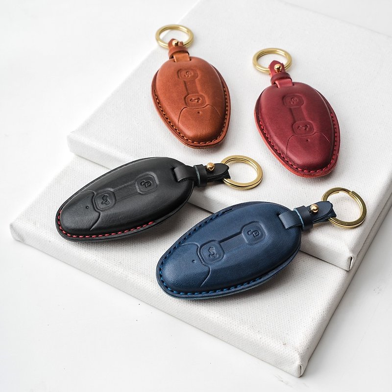 Vespa LX125 Sprint GTS 300ie Leather Car Key Case - Keychains - Genuine Leather 