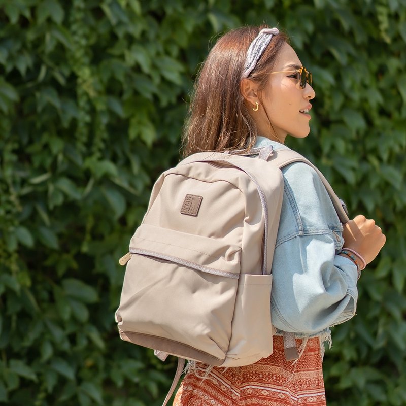 INUK Sami imprint 3.0 | SAMI Rosa3 milk tea color 15L - Backpacks - Polyester Khaki