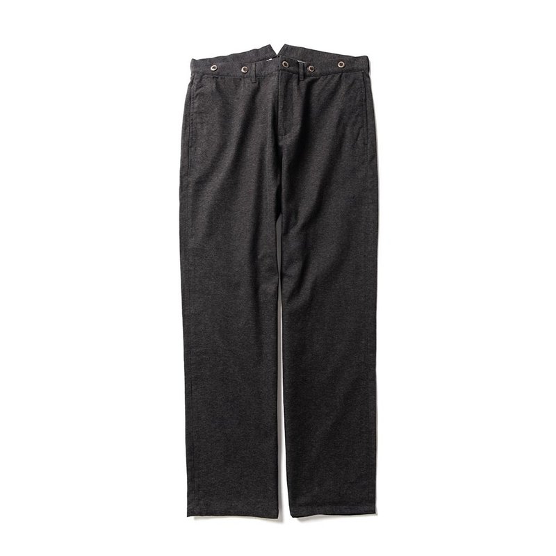 Mr. Swallow Pants-Dark Brown - กางเกงขายาว - ผ้าฝ้าย/ผ้าลินิน 