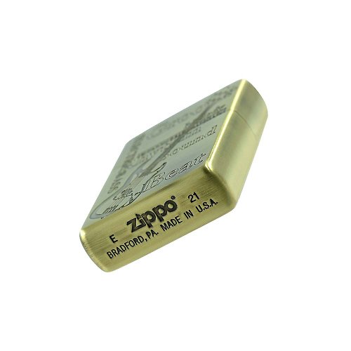 [ZIPPO Official Flagship Store] Play Music - Bass (hair Gold) Windproof  Lighter ZA-5-78A
