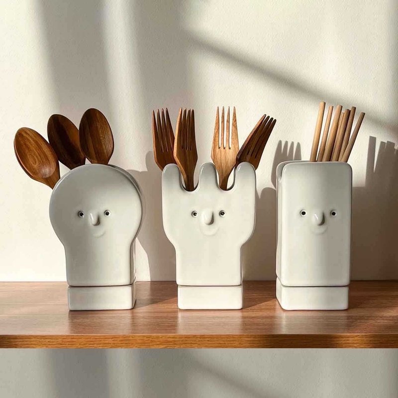 Cutlery storage - 刀叉/湯匙/餐具組 - 陶 