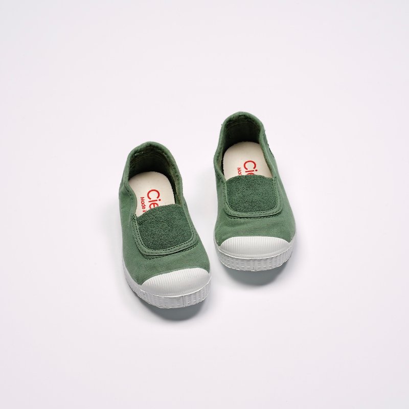 西班牙國民帆布鞋 CIENTA 75997 63 草綠色 經典布料 童鞋 - 童裝鞋 - 棉．麻 綠色