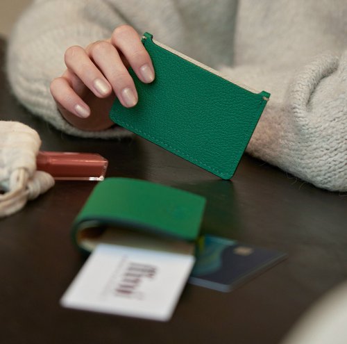 ilot folding wallet_green / card holder / 4 color - Shop