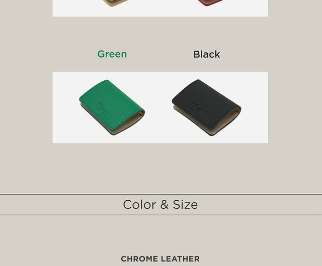 ilot folding wallet_green / card holder / 4 color - Shop