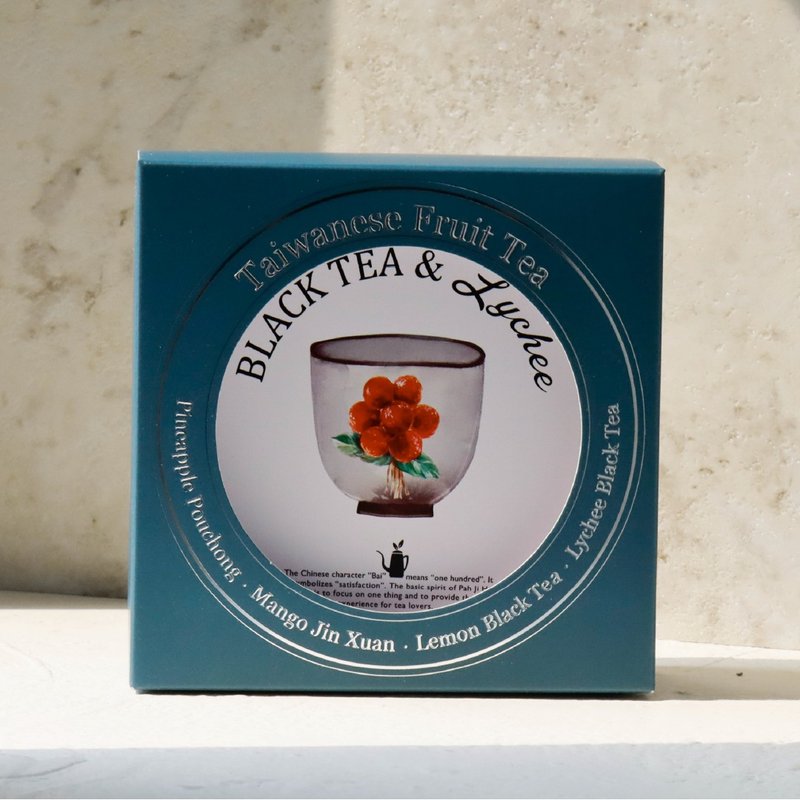 【百二歲】在地水果茶 / 荔枝紅茶 8入 - 茶葉/茶包/水果茶 - 紙 白色