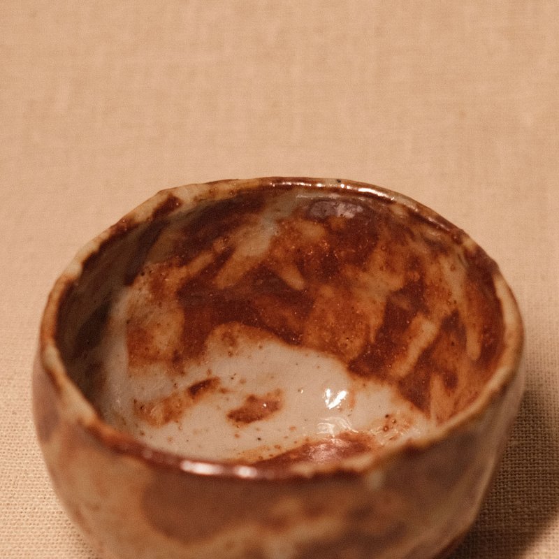 小樹 小紅茶碗 - 碗 - 陶 橘色