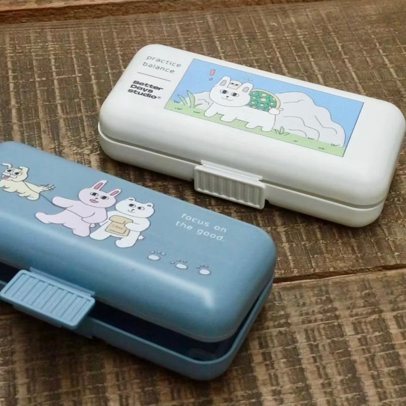 【日耀堂】八格分裝收納盒(兩款)藥盒、飾品收納盒 - 居家收納/收納盒/儲物盒 - 樹脂 