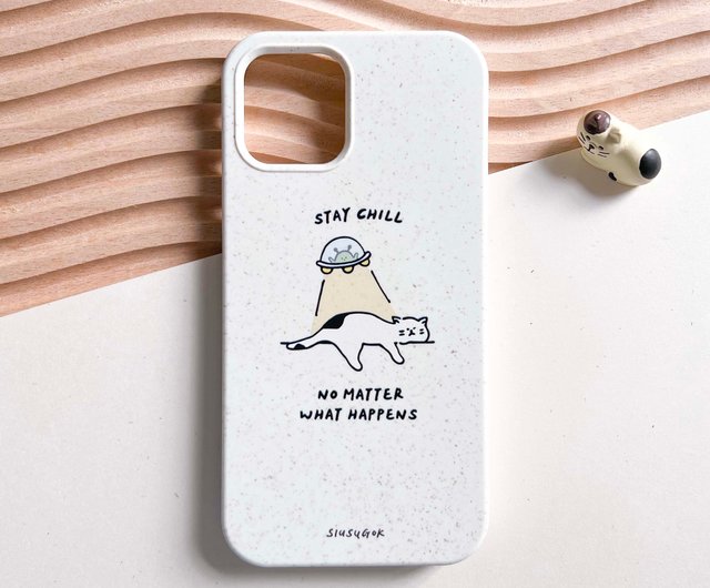 Stay Chill UFO mobile phone case/ all-inclusive soft case/