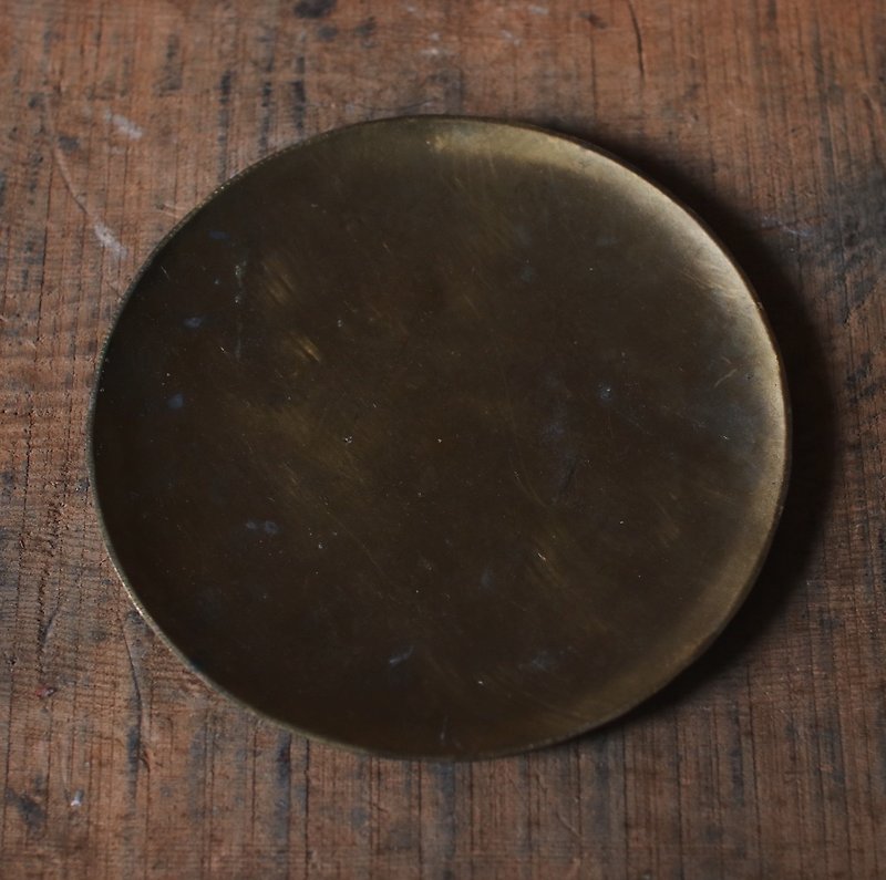 Early brass saucer - Items for Display - Copper & Brass Gold