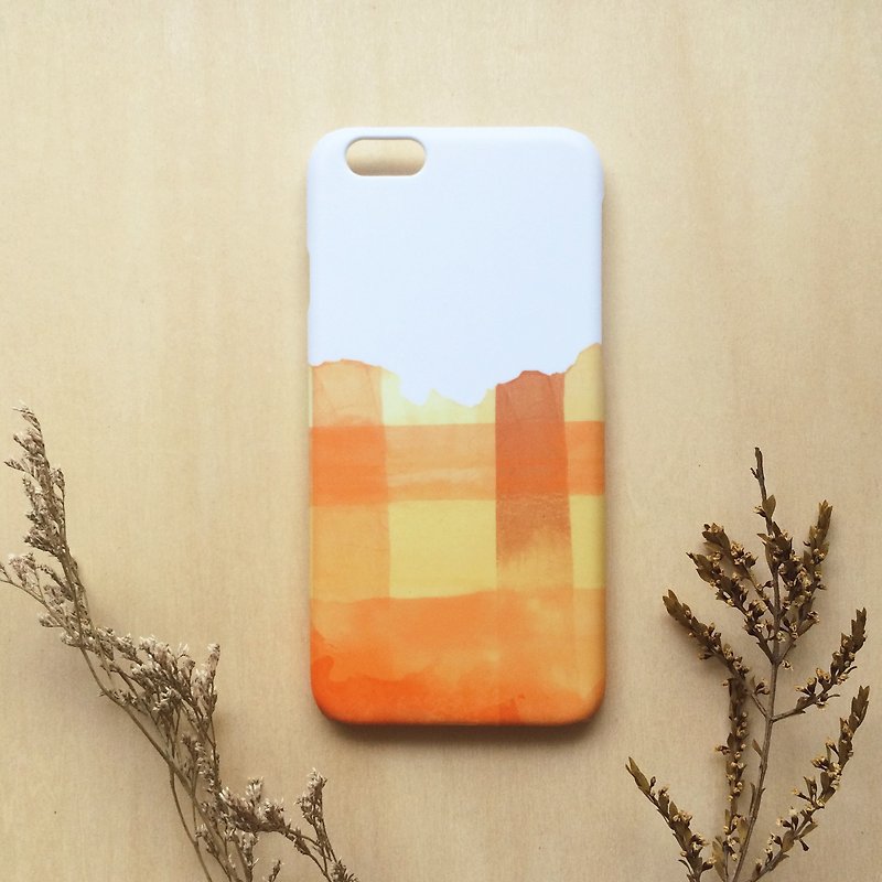 Warm. Matte Case( iPhone, HTC, Samsung, Sony, LG, OPPO) - เคส/ซองมือถือ - พลาสติก สีส้ม