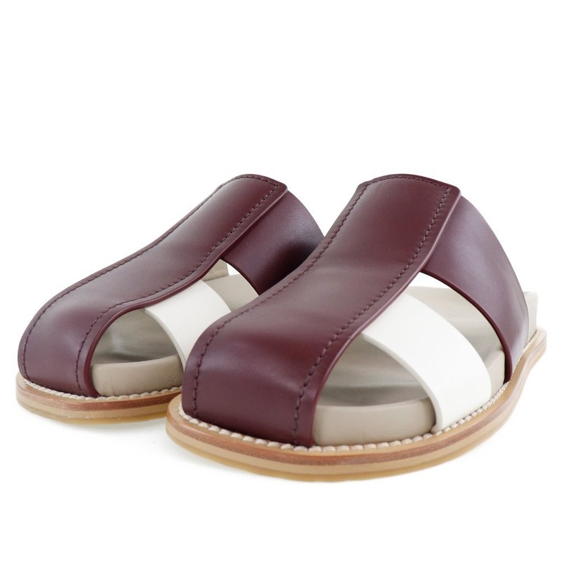 【日本直送】ボッテガヴェネタ BOTTEGAVENETA サンダル 565643 レザー 茶 レディース【未使用】 - 拖鞋 - 真皮 咖啡色