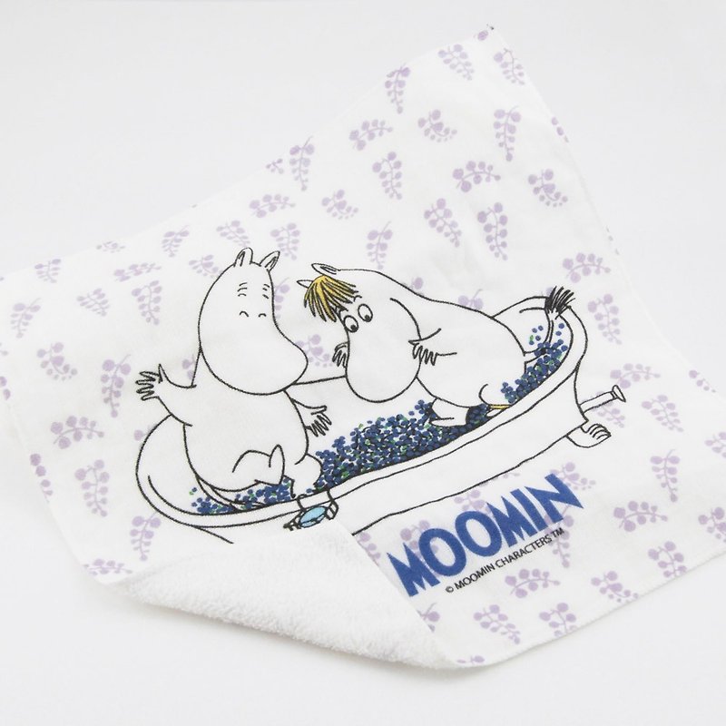 Moomin Moomin authorization: [] fruity bath - small square soft cotton (280g) - ผ้าขนหนู - ผ้าฝ้าย/ผ้าลินิน สีม่วง