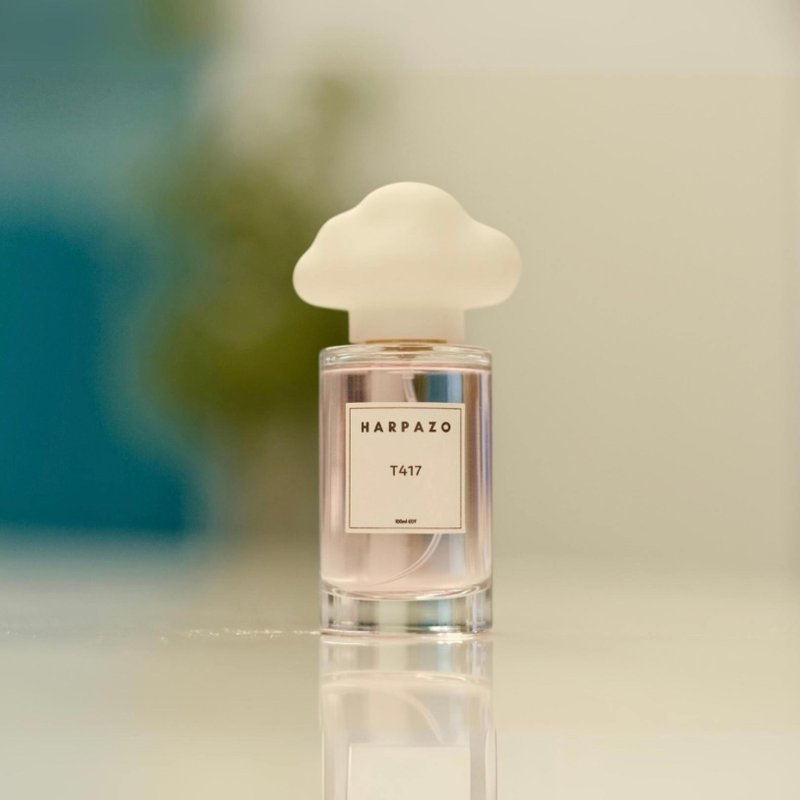 T417 Ignorant Cloud Perfume Series Fresh Floral Fragrance Tuberose - น้ำหอม - แก้ว ขาว