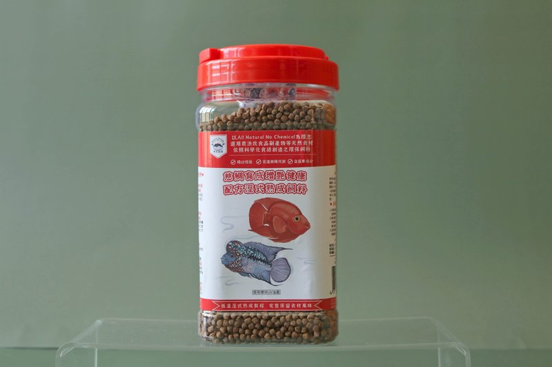 【天然食譜】慈鯛育成增艷健康配方濕式熟成飼料 400G - 其他 - 其他材質 紅色