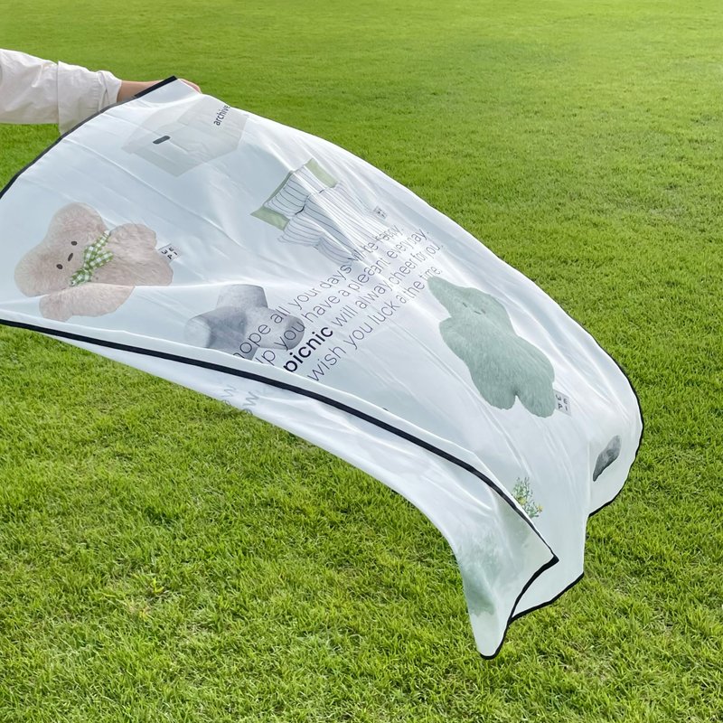 WEPI picnic mat (90X140cm) / Lightweight beach waterproof camping - 野餐墊 - 防水材質 白色